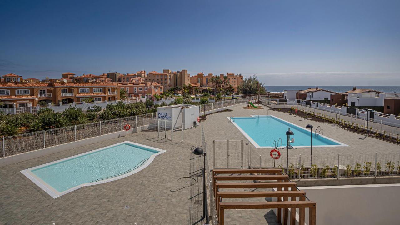 Green View Luxury Appartment In New Complex Pueblo Majorero Next To Golf Course 5 Min Walk From The Beach And Atlantico Shopping Centre In Caleta De Fuste Next To Cassino And Elba Sara Hotel 2 Bedrooms 2 Bathrooms Huge Terace! Dış mekan fotoğraf